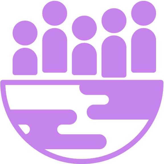 Global icon representing innovation